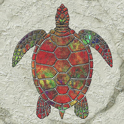 Abstract Sea Turtle Paintings Fine Art America