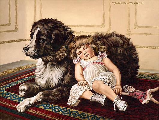 Sleeping Dog Paintings Fine Art America
