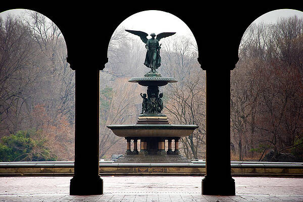 Bethesda Fountain in Central Park Photograph by Randy Aveille
