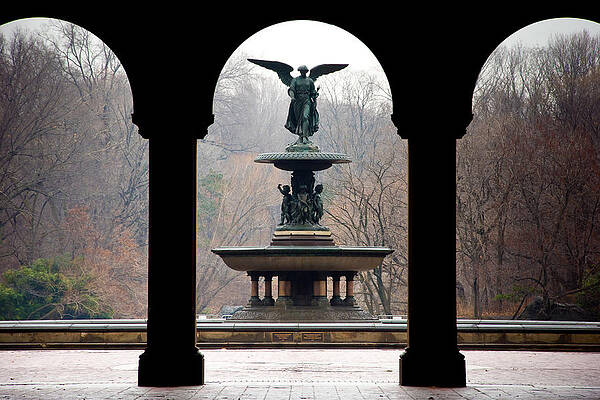 Bethesda terrace arcade central park New York City USA Canvas Print /  Canvas Art by Joe Fox - Pixels Canvas Prints