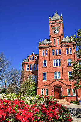 Wall Art - Photograph - Biddle Hall in the Spring by Jill Lang