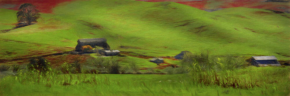 Big Sur Farm Painting Painting By Mike Penney