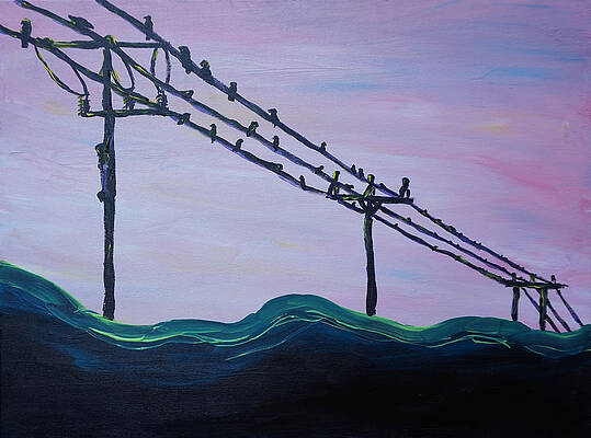 Power Line Paintings Page 13 Of 13 Fine Art America