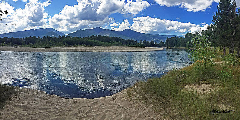 Bitterroot River Montana by Stephanie Salter Bitterroot River Montana by Stephanie Salter