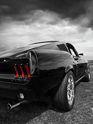 69 Mustang Convertible Rear With p51 Photograph by Gill Billington
