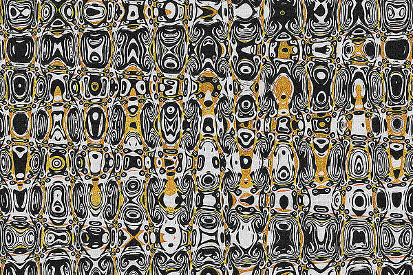 Wall Art - Digital Art - Black And White Circles Abstract #46 by Tom Janca