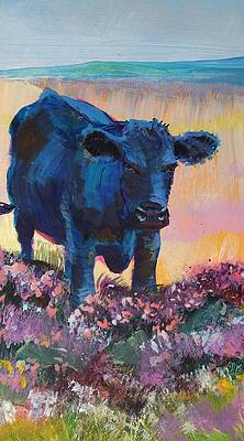 Mike Jory Cow Paintings Wall Art