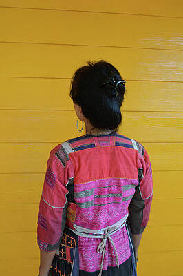 Wall Art - Photograph - Black Hmong Woman 8 by Thu Nguyen
