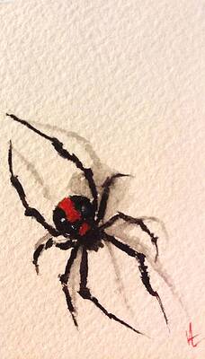 Black Widow Spider Paintings - Fine Art America
