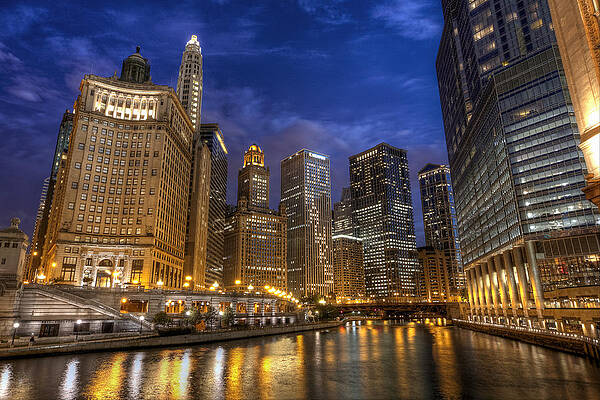 Blackhawks Skyline by Adam Oles