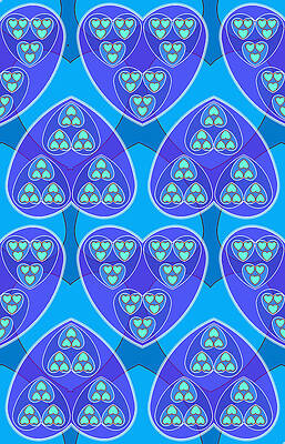 Blue hearts by Soran Shangapour