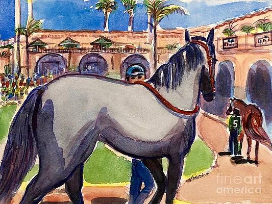 Del Mar Race Track Paintings Fine Art America