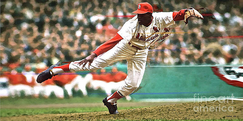 Bob Gibson, 1964 Game 7 Series MVP by Thomas Pollart Bob Gibson, 1964 Game 7 Series MVP by Thomas Pollart