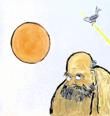 Bodhidharma Musing Silence by Rojo Chispas Bodhidharma Musing Silence by Rojo Chispas