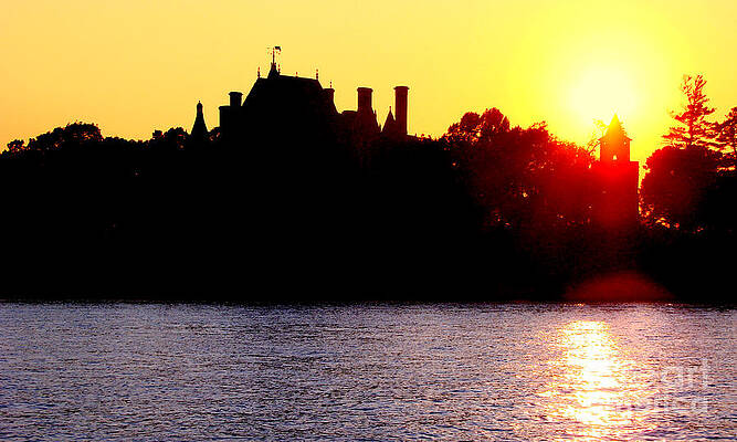 City Photograph - Boldt Castle Sunset by Olivier Le Queinec