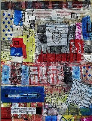 Wall Art - Painting - Bone Line by Daniel Rustad