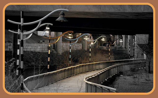 Boston Street Lights by Debby Eskenazi
