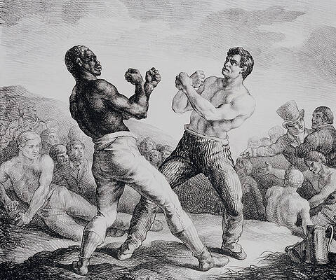 Рисунок боксеров - боксеры Теодора Жерико