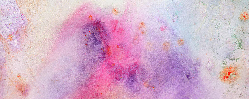 Brand New Morning Bright Colorful Pastel Abstract Painting