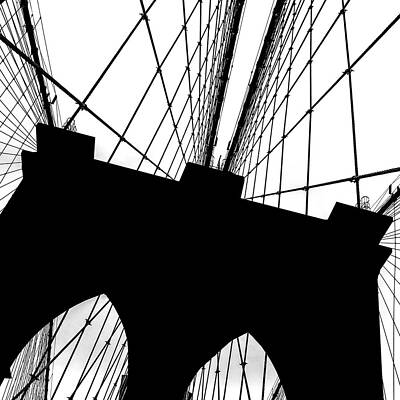 Wall Art - Photograph - Brooklyn Bridge Architectural View by Az Jackson