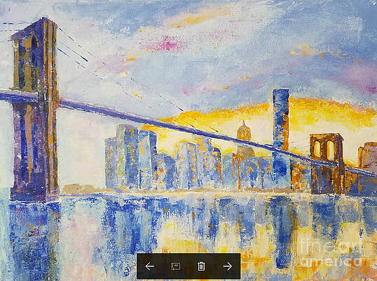 Brooklyn Bridge by Olga Malamud-Pavlovich Brooklyn Bridge by Olga Malamud-Pavlovich