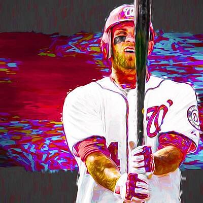 Wall Art - Photograph - #bryceharper #washington #washingtondc by David Haskett II