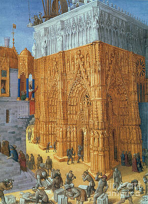 Wall Art - Photograph - Building Of The Temple Of Jerusalem by Science Source