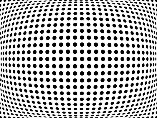 Wall Art - Digital Art - Bulge Dots by Michael Tompsett