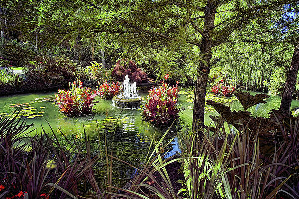 Wall Art - Photograph - Butchart Gardens Entrance 1 by Lawrence Christopher