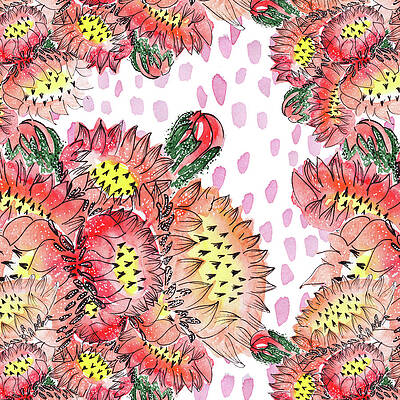 Mexican Flowers Paintings Page 21 Of 25 Fine Art America