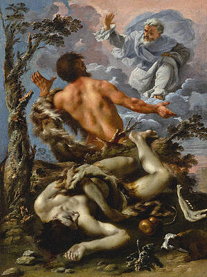 Cain and Abel Print by Alessandro Rosi