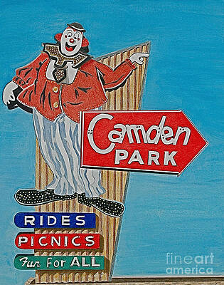 Wall Art - Drawing - Camden Park by Glenda Zuckerman