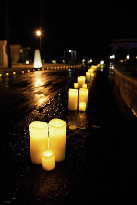 Candles on the Beach by Ross Henton Candles on the Beach by Ross Henton