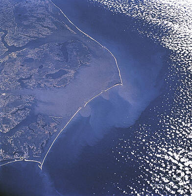 Wall Art - Photograph - Cape Hatteras Islands Seen From Space by Science Source