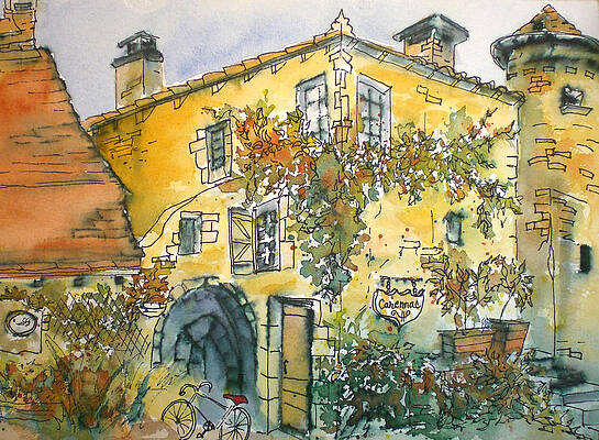 Wall Art - Painting - Carennac by Jeanne Salucci