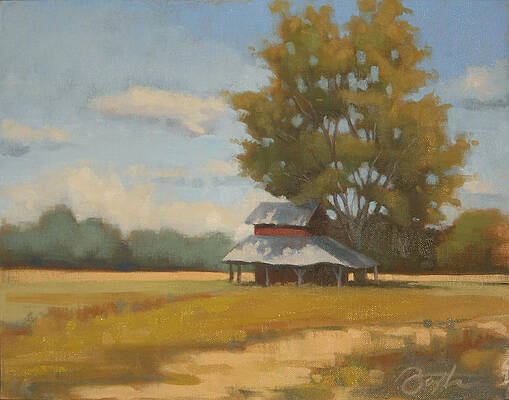 Tobacco Field Paintings Fine Art America
