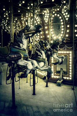 Wall Art - Photograph - Carousel  by Debra Fedchin