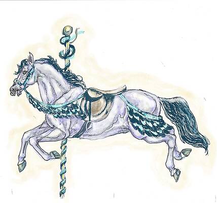 Carousel Horse by Nancy Degan