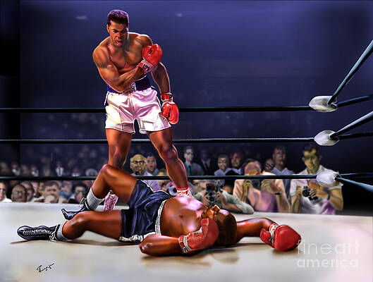 Cassius Clay VS Sonny Liston by Reggie Duffie Cassius Clay VS Sonny Liston by Reggie Duffie