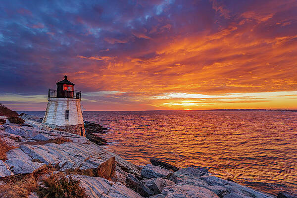 Wall Art - Photograph - Castle Hill Ablaze IV by Bryan Bzdula