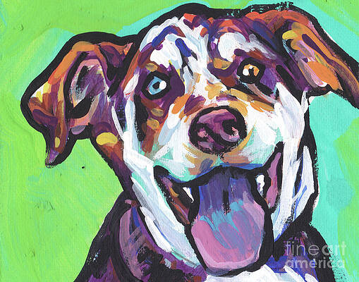 Louisiana Yard Dog folk art painting