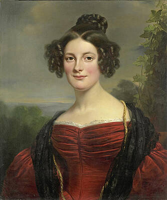 Catharina Annette Fraser Print by Jan Adam Kruseman