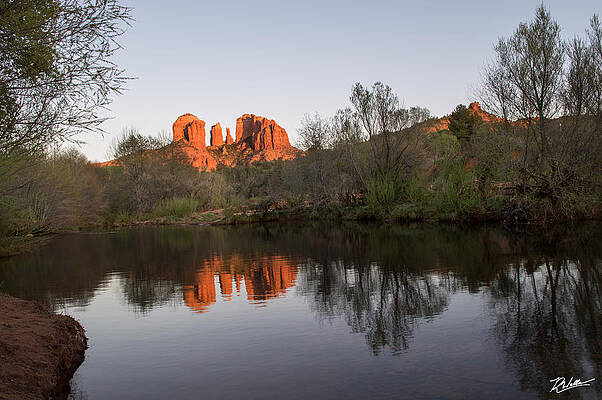 Wall Art - Photograph - Cathedral Rock Reflection by Russell Wells