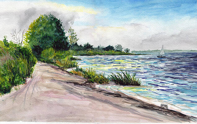 Cedar Beach Morning by Clara Sue Beym Cedar Beach Morning by Clara Sue Beym