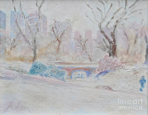 Central Park Record Early March Cold Circa 2007 by Felipe Adan Lerma Central Park Record Early March Cold Circa 2007 by Felipe Adan Lerma