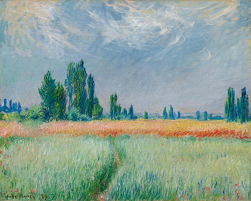Champ de Ble Print by Claude Monet