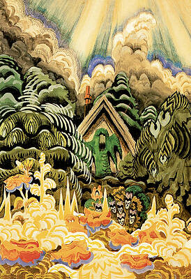 Wall Art - Painting - Childhood's Garden by Charles Burchfield