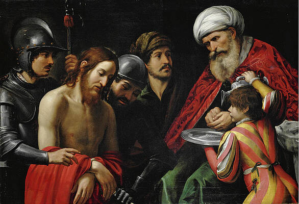 Christ before Pilate Print by Leonello Spada