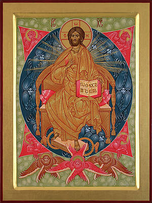 Christ in Majesty by Alexander Schelechow Christ in Majesty by Alexander Schelechow