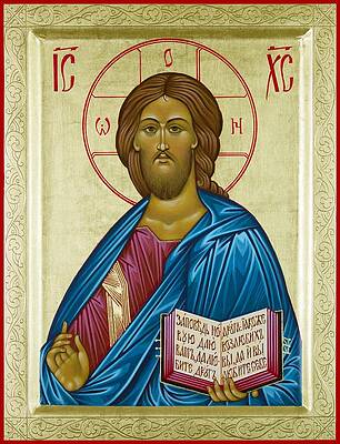 Christ Pantocrator by Alexander Schelechow Christ Pantocrator by Alexander Schelechow
